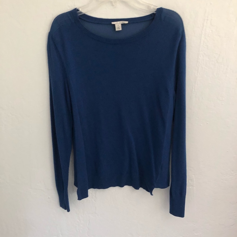 Halogen blue sweater
